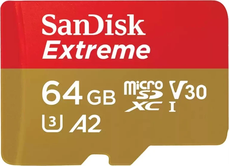 MicroSDXC kartica SanDisk Extreme 64 GB, UHS-I, zlata