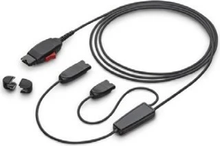 Trening kabel za digitalne slušalke Poly Y s QD Lock 85S09AA, črn