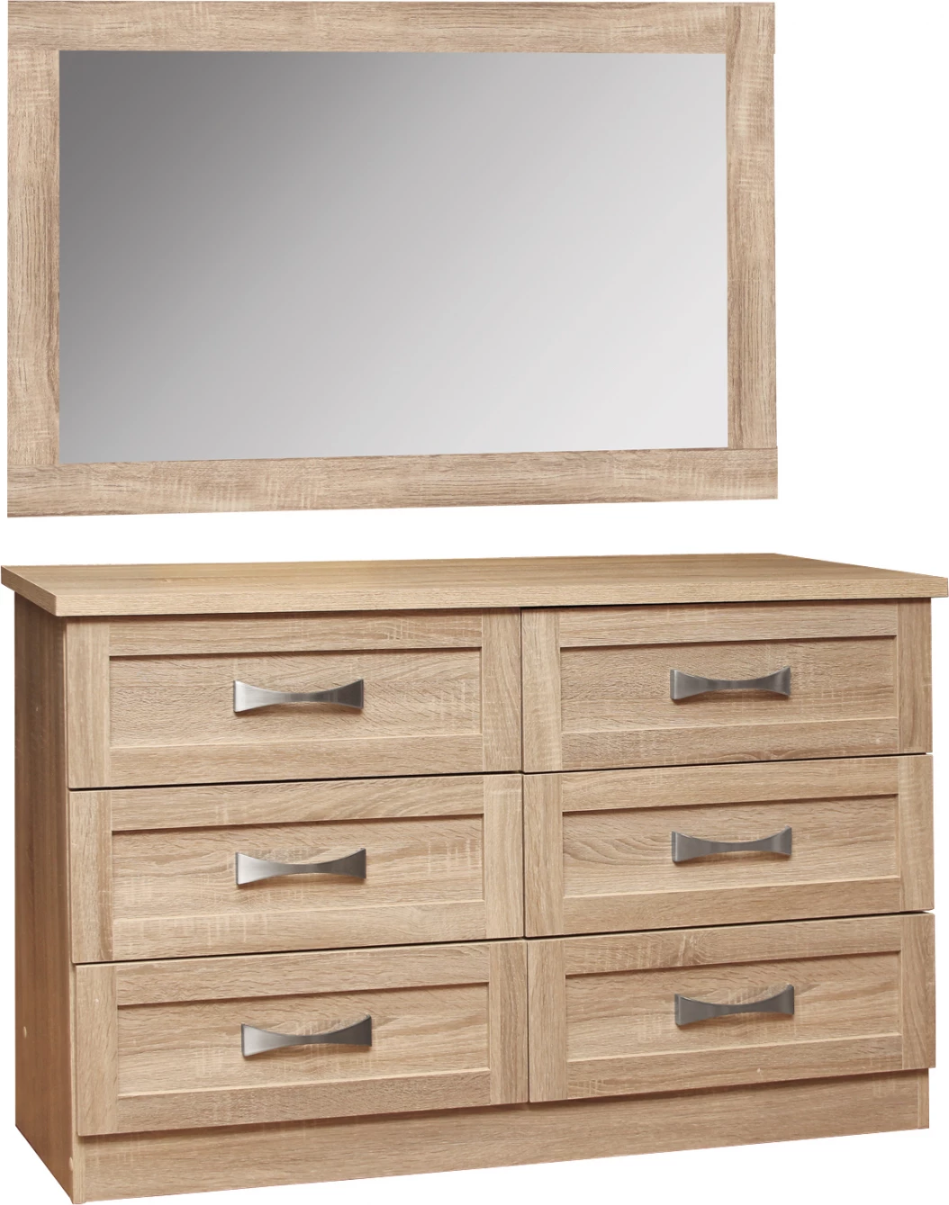 Toaletni predalnik z ogledalom Sonama FH10172.02 120x40x76 cm