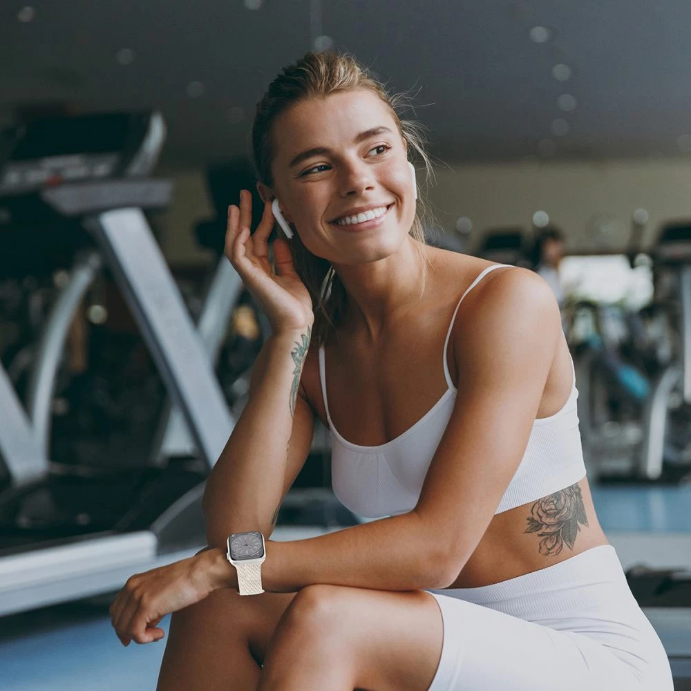 Najlonski pas za pametno uro Tech-Protect Nylonmag, za Apple Watch 4/5/6/7/8/9/SE/Ultra 1/2 (42/44/45/49 mm), črn