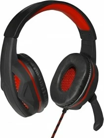 Slušalke za igranje z mikrofonom, USB, črno/rdeče ART HERO
