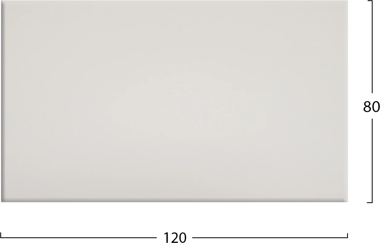 Profesionalna mizna plošča iz Werzalita v beli barvi 120x80 cm FH5630.02