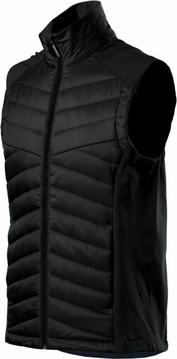 Hibridni jelek Malfini za moške, črn