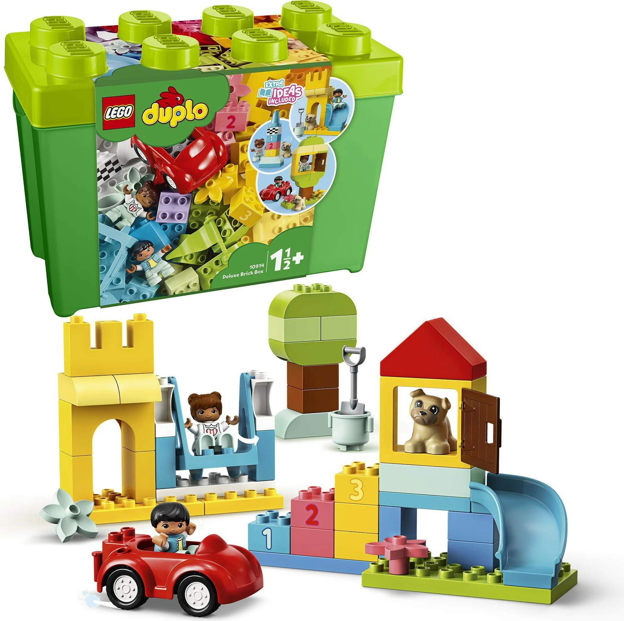 Komplet kock LEGO DUPLO Classic Deluxe Brick Box 10914, 85 kosov, večbarven