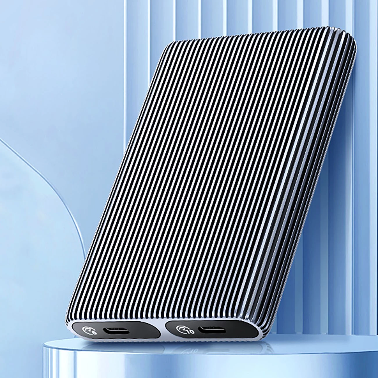 Ohišje za 2 M.2 NVMe diska Orico AM2C3-2N, USB-C 3.2, 10 Gb/s, siva