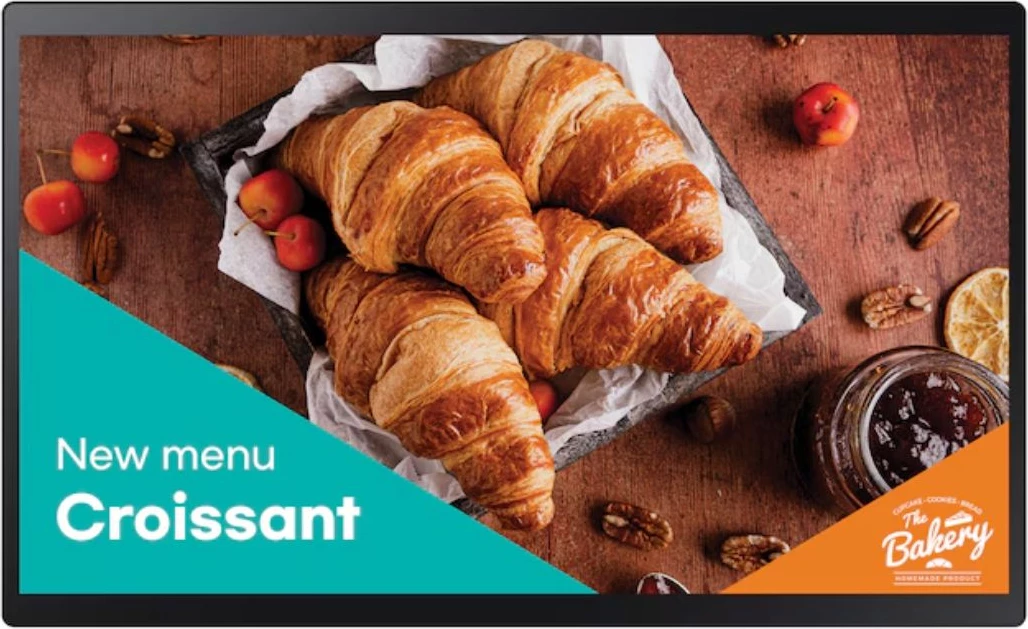Digitalni zaslon za oglaševanje, 24-palčni Samsung QB24C-T (LH24QBCTBGCXEN), črn