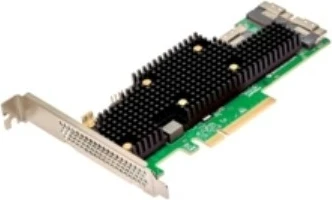 Kontroler RAID Broadcom eHBA 9600-24i, PCIe 4.0 x8, 24 kanalov, brez predpomnilnika, zelen/srebrn