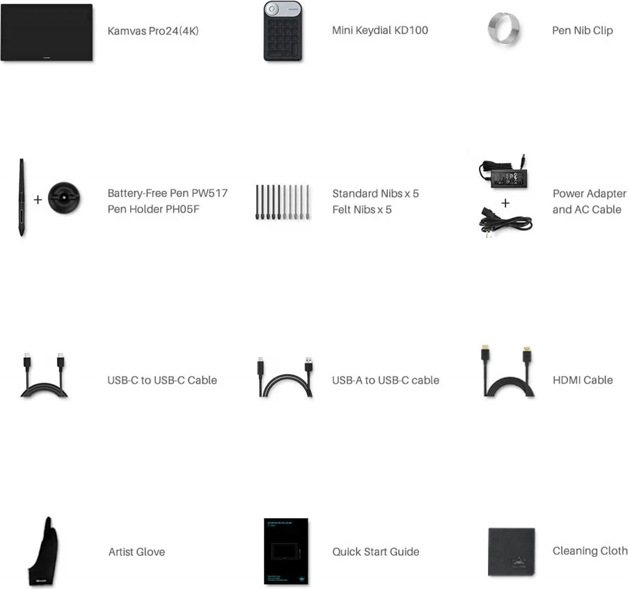 Grafična tablica  HUION KAMVAS PRO 24 4K