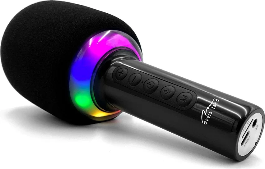 Karaoke mikrofon Media Tech MT399 z Bluetooth, črn