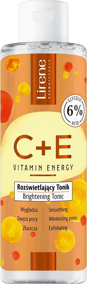 Energizirajoči tonik za obraz C+E Vitamin Energy, Lirene, 200 ml, za ženske