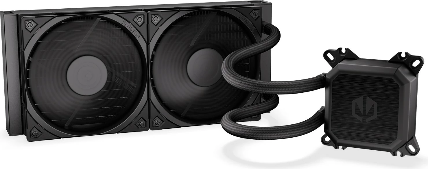 Vodna hladilna enota za procesor Endorfy Navis F240, 240 mm, 2x12 cm ventilatorja, črna