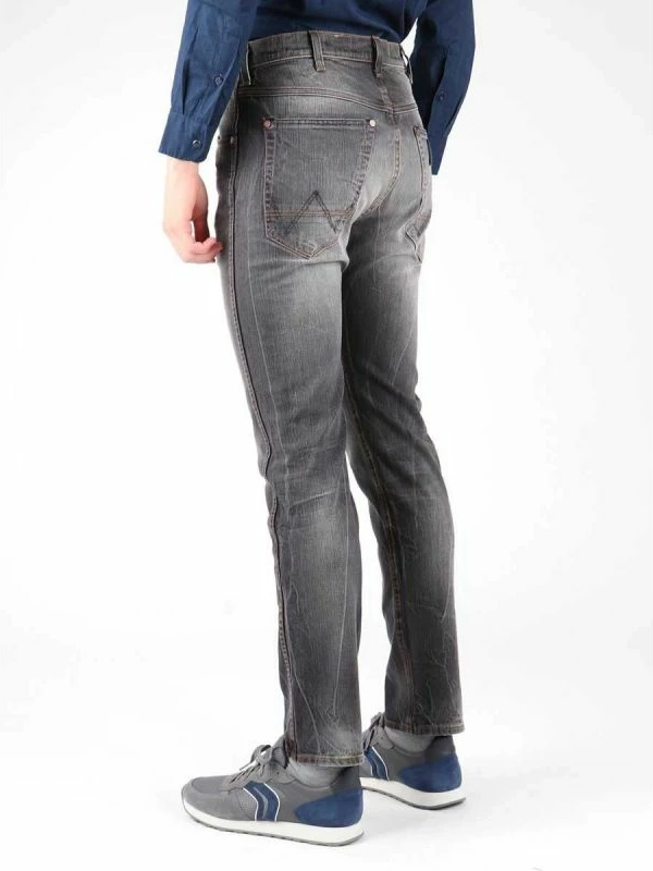 Ozke jeans hlače Wrangler za moške, modre