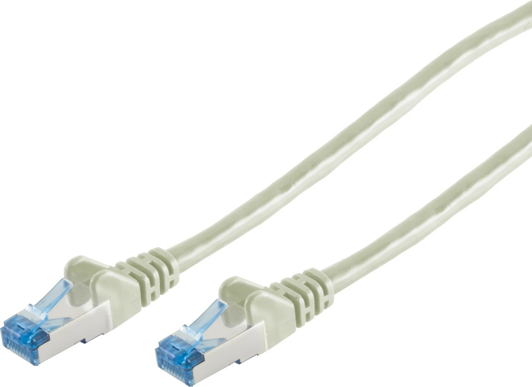 Omrežni kabel Cat6a No-Name S/CONN 75711, 1 m, S/FTP (S-STP), RJ-45, sivi