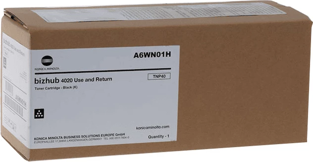 Toner 20000 strani standard, črn Konica Minolta TNP40 A6WN01H