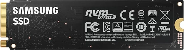 SSD, 1 TB, M.2, PCI Express 3.0, NVMe, Samsung 980, črn