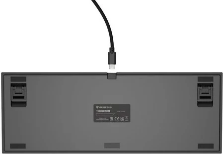 Mehanska tipkovnica Genesis Thor 404 TKL, RGB, Kailh Box Brown, črna