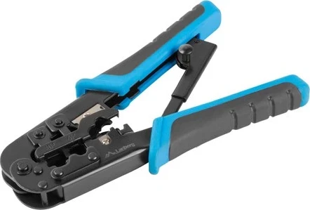 Orodje za stiskanje kabelskih konektorjev Lanberg, RJ45, RJ12, RJ11, modro