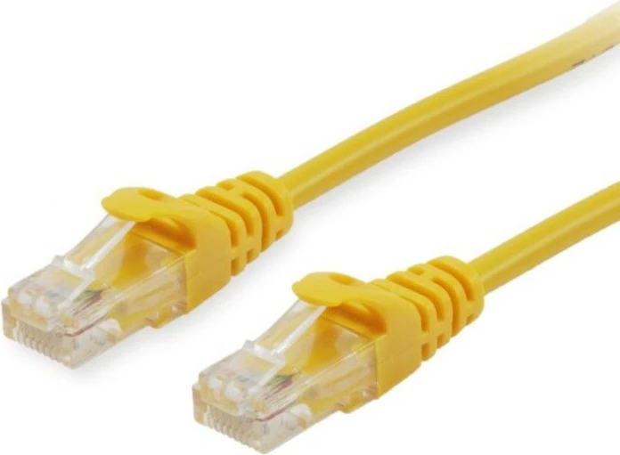 Omrežni kabel Cat6a 20 m Equip, RJ-45, rumen