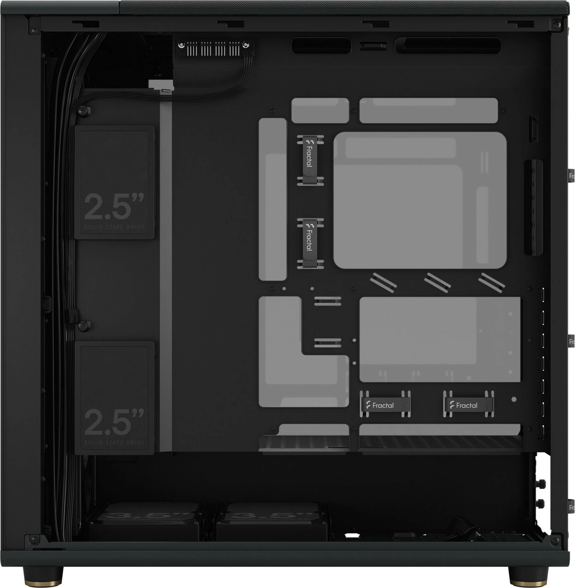 Računalniško ohišje Fractal Design North XL, ATX, micro ATX, Mini-ITX, črn (charcoal)