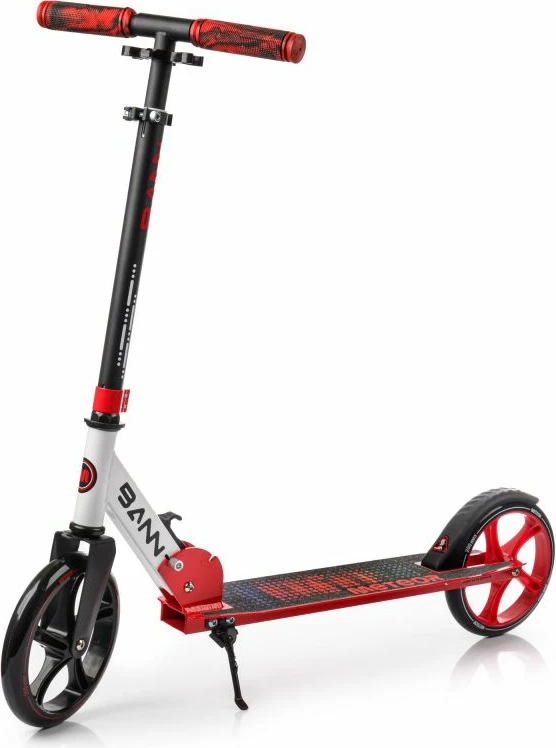 Urban skiro Meteor, za ženske in otroke, črn in rdeč