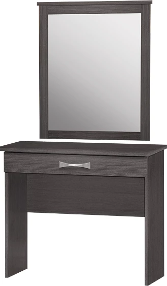 Toaletna miza s predalom 80x40x76 in ogledalom Zebrano 72x90 FH10157