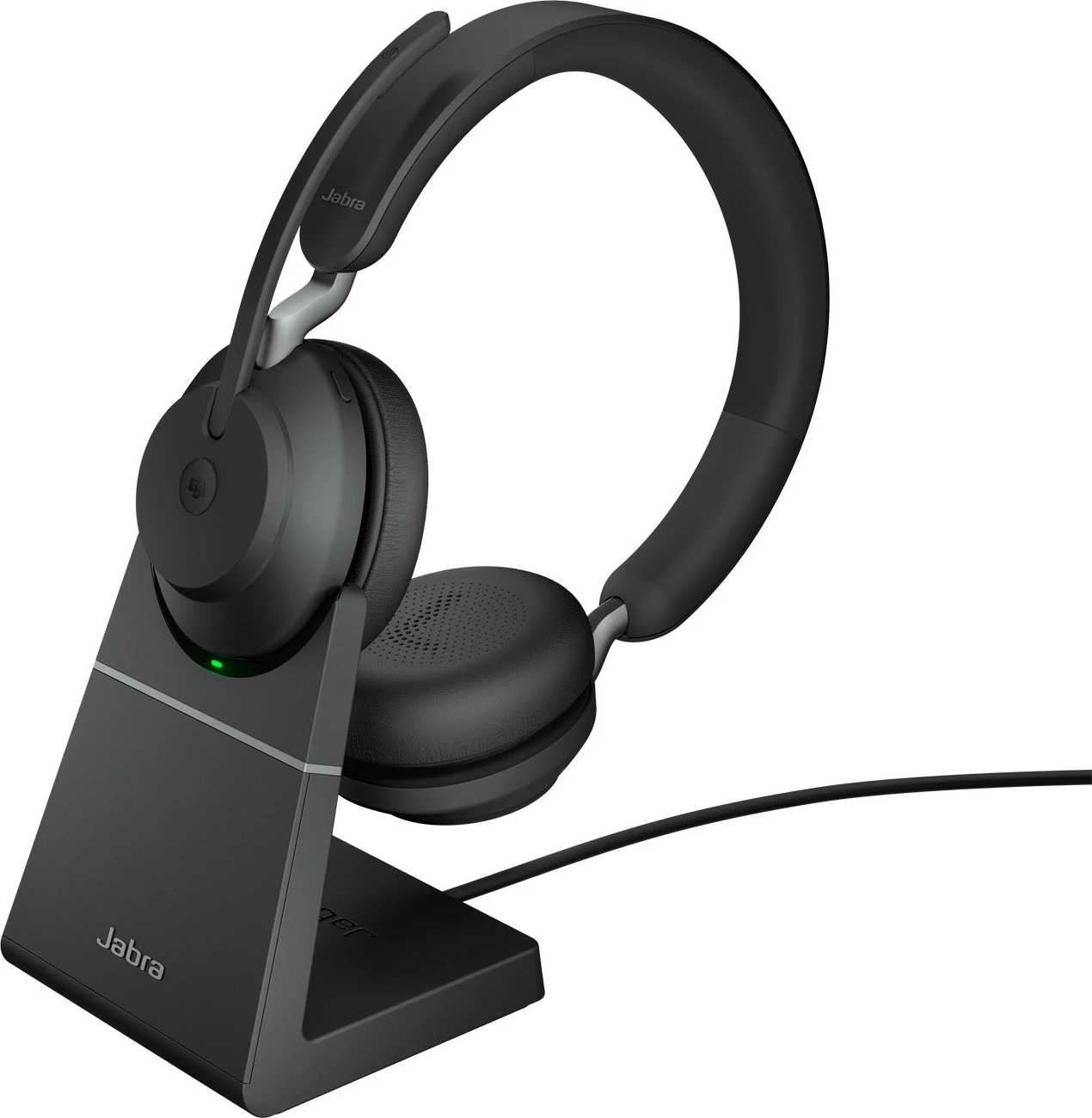 Brezžični headset Jabra Evolve2 65 USB-C MS Chrg stand, 20 - 20000 Hz, črn