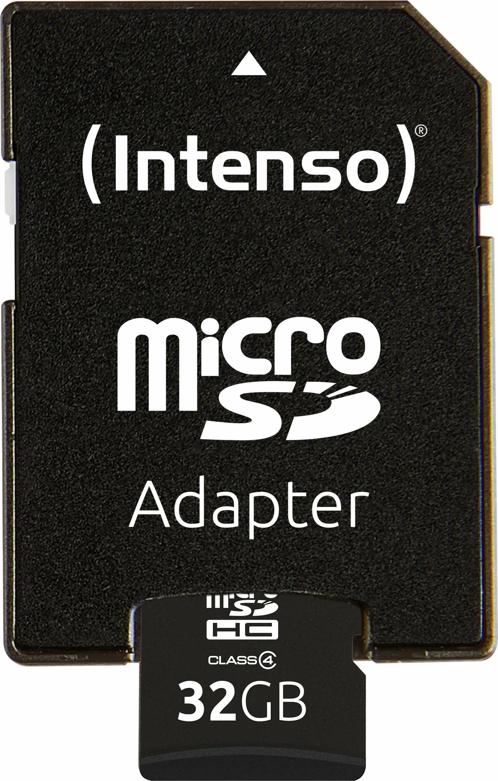 MicroSDHC kartica 32 GB Class 4 z SD adapterjem, črna — Intenso