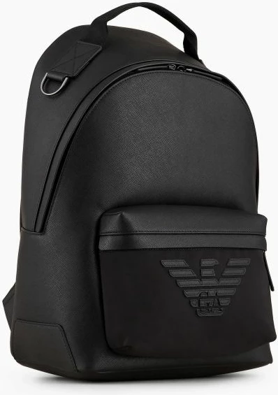 Nahrbtnik za moške Emporio Armani, črn