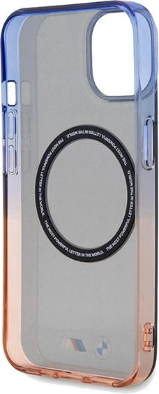 Ovitek Gradient Bumper MagSafe za iPhone 15 Plus / 14 Plus, BMW, siv