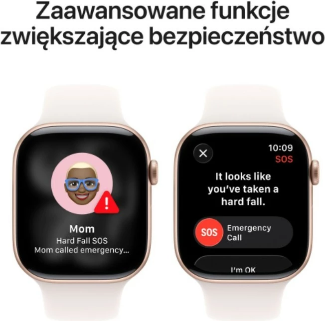 Pametna ura Apple Watch Series 11, 46 mm, aluminijasto ohišje, GPS, 64 GB, rožnato zlata/rožnata, S/M
