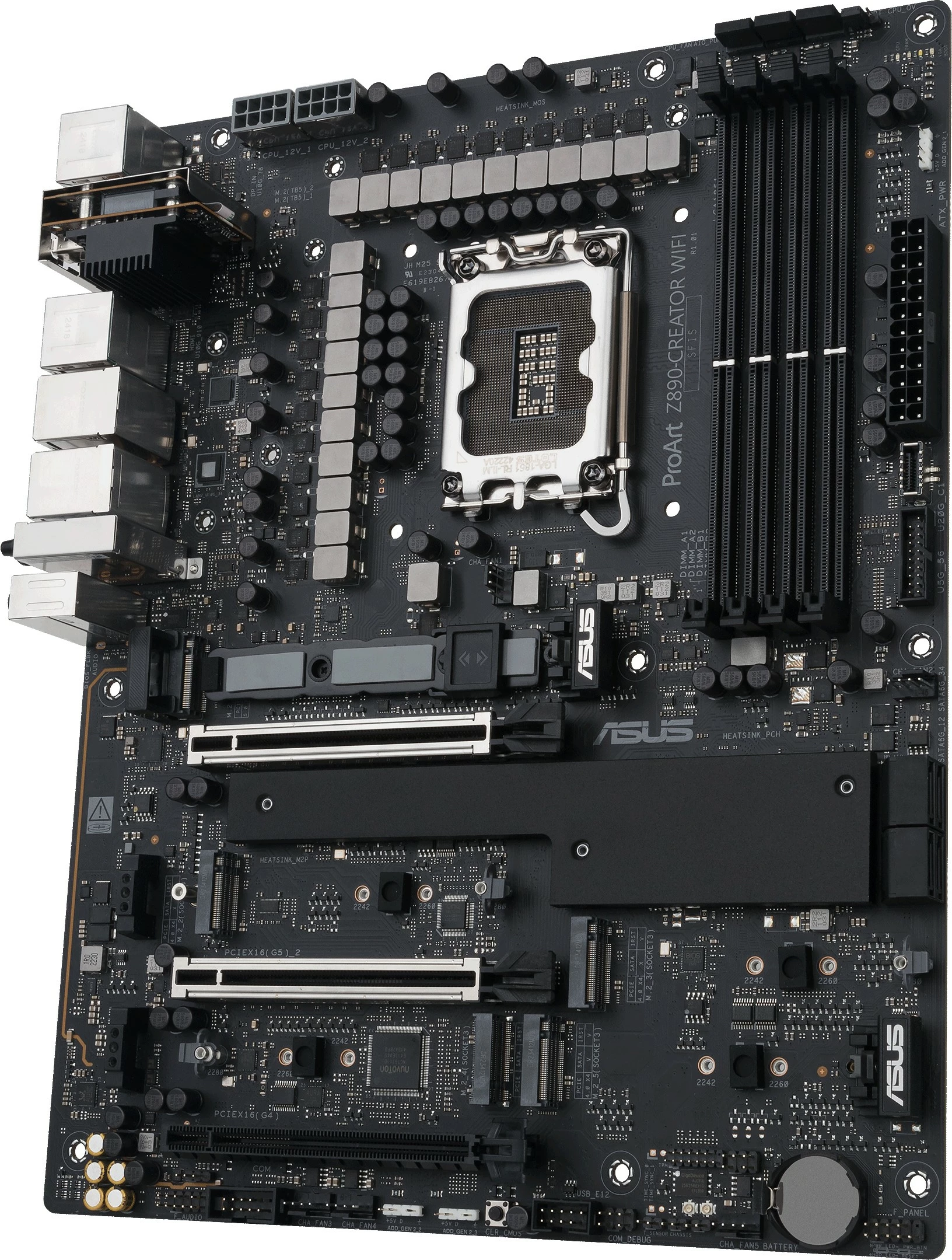 Matična plošča PROART Z890-CREATOR WIFI, ASUS, Intel LGA 1851, DDR5 192 GB, črna