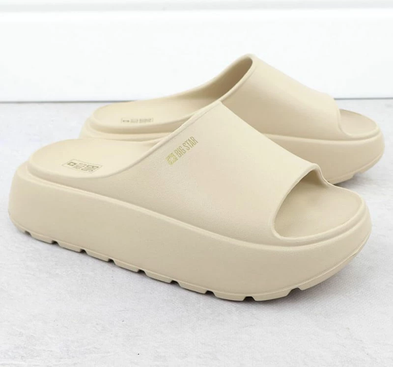 Papuče za ženske Big Star, bež