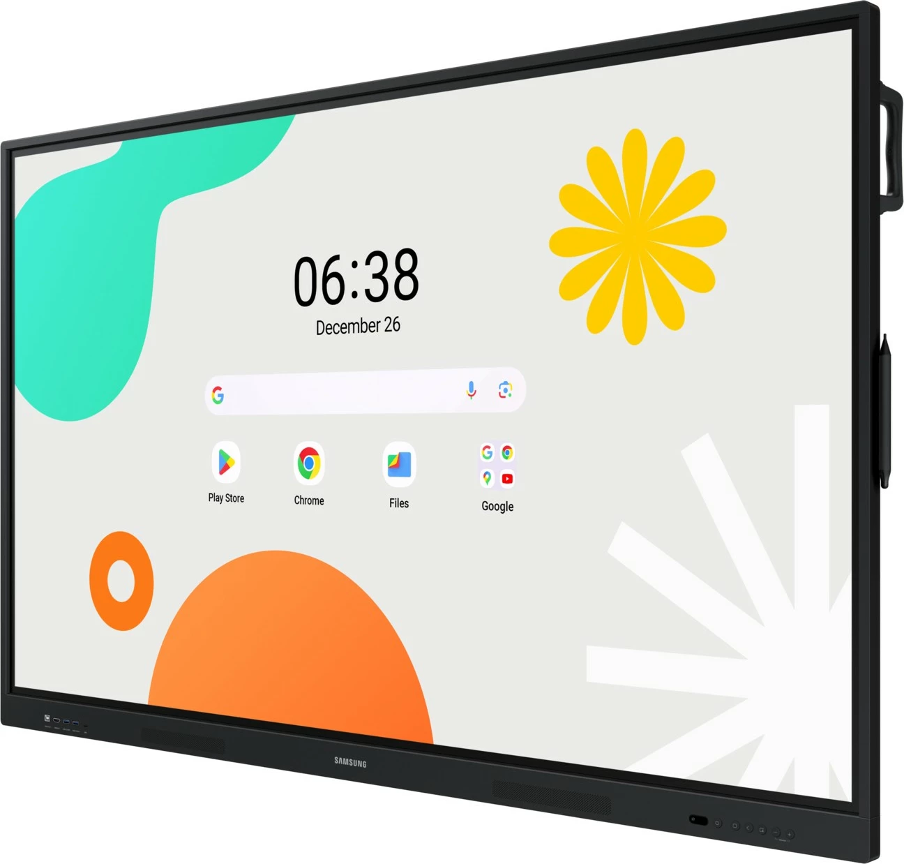 Interaktivni zaslon 75" 4K Ultra HD, Samsung LH75WAFWLGCXEN, črn