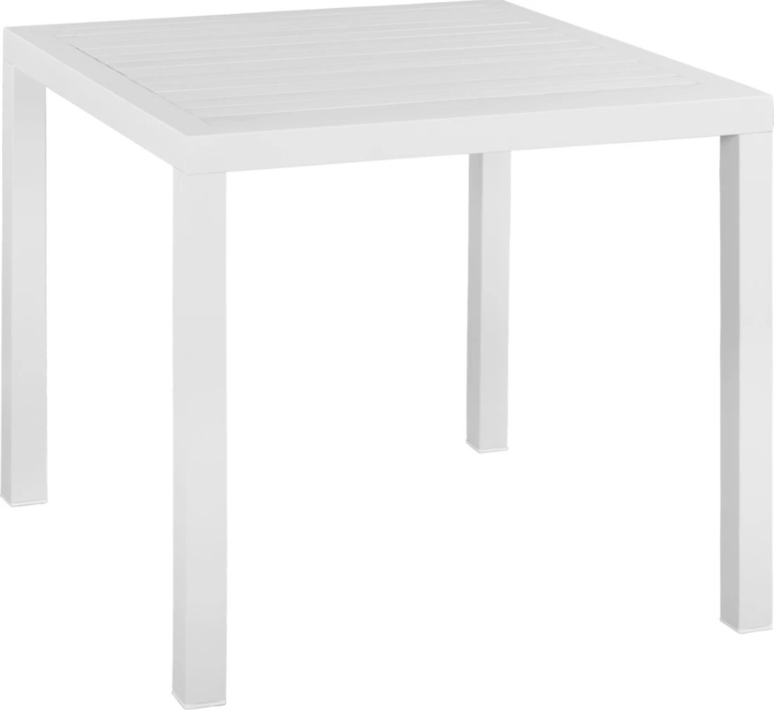 Aluminijasta miza 80x80, bela FH5572.01