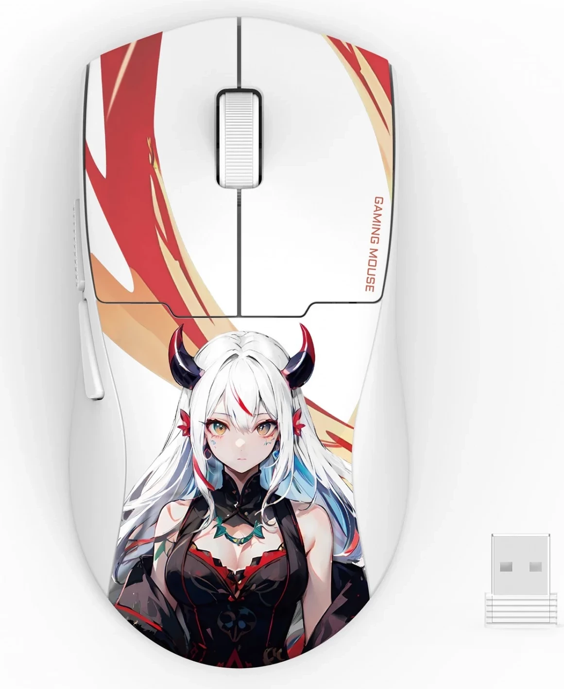 Gaming miš, Redragon M918-AKG-PRO K1NG PRO MAX 1K, bel‑črn