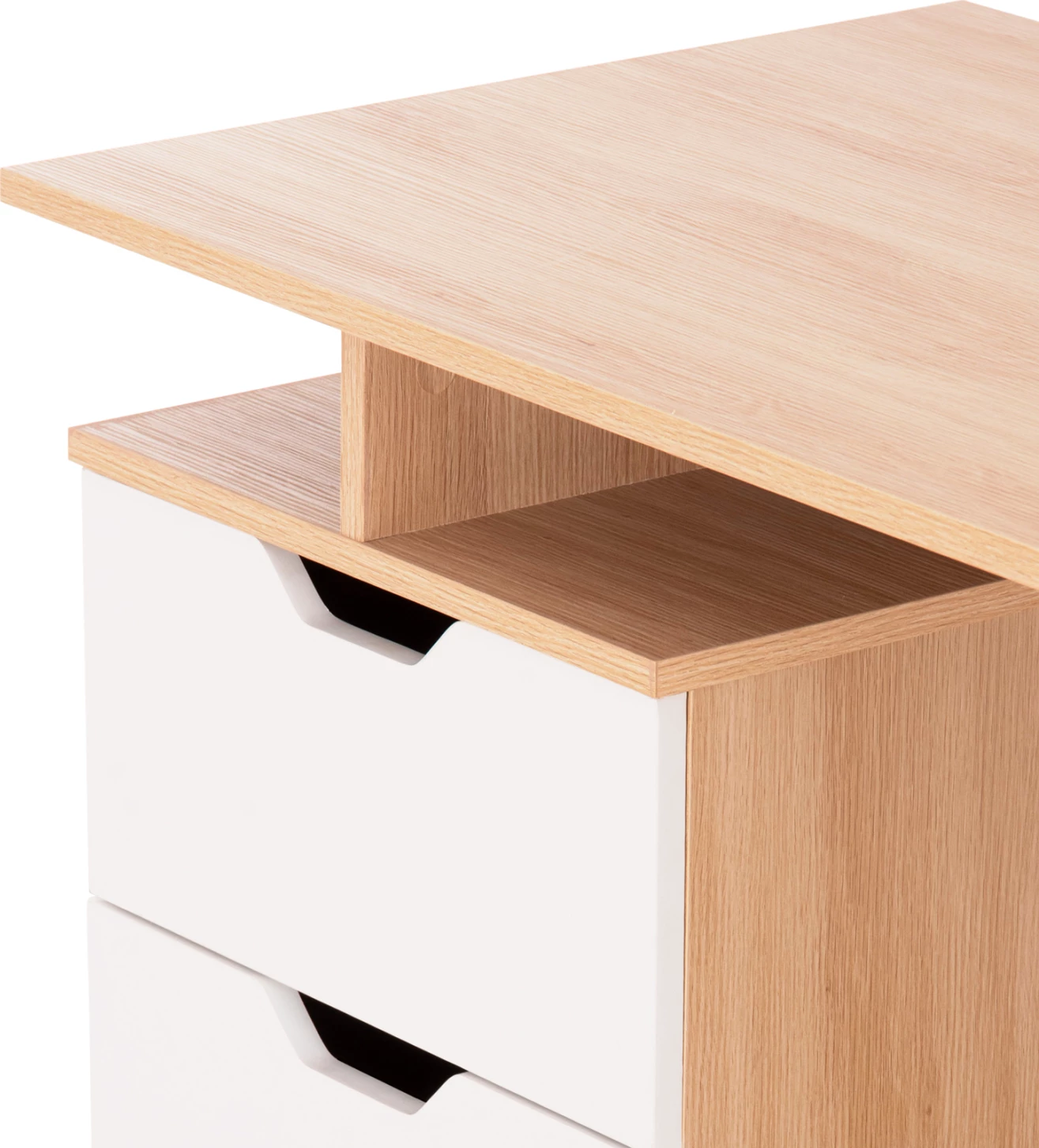 Tavlica s predali COLT FH18291 melamin, sonoma-bela, 120x53x75H cm