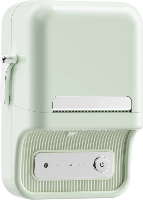 Prenosni tiskalnik etiket NIIMBOT B21S, 203 dpi, širina 20–48 mm, Bluetooth, baterija 1200 mAh, USB-C, mint
