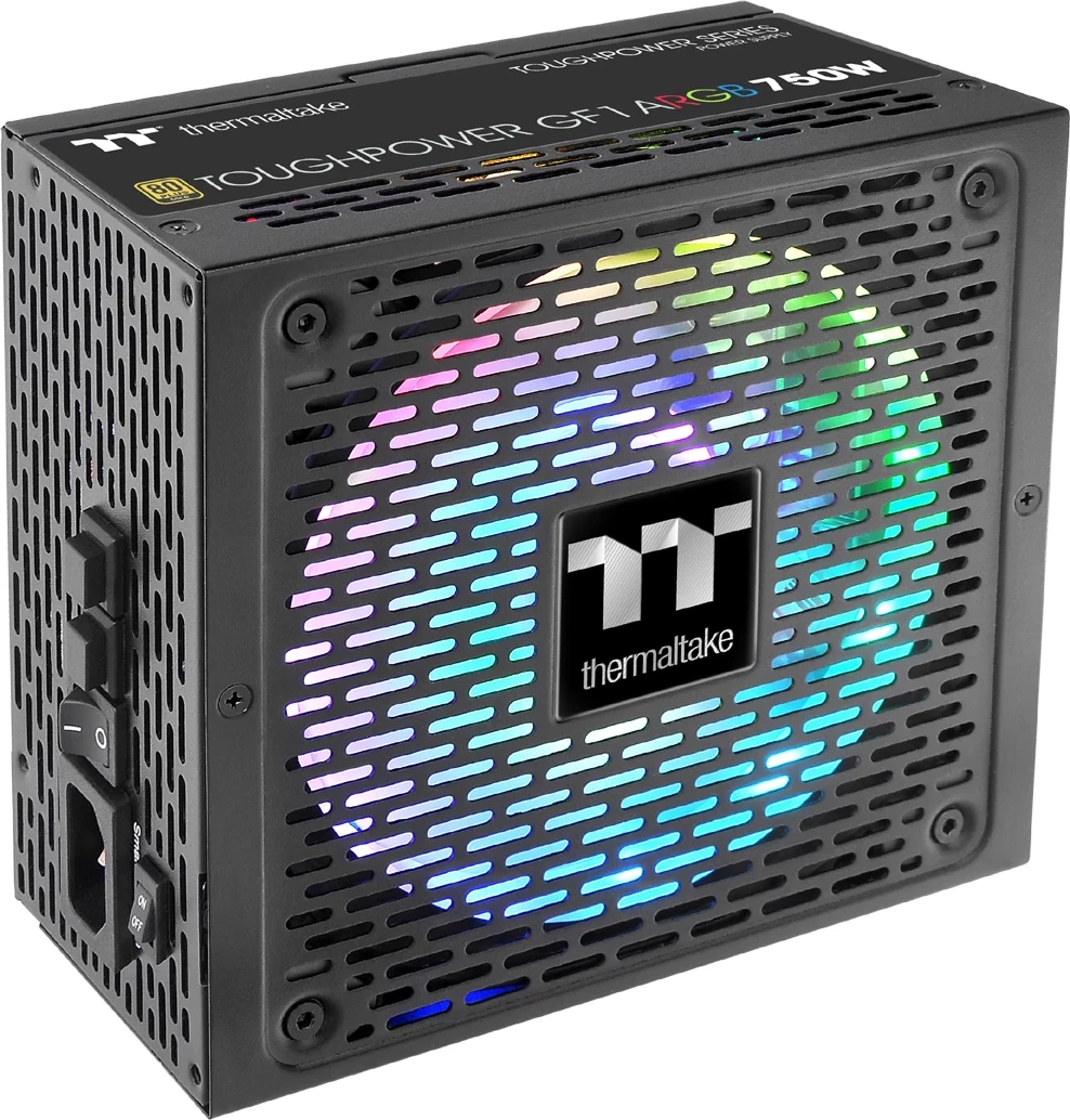 Napajalnik Thermaltake Toughpower GF1 Gold ARGB 750W, modularen, ARGB