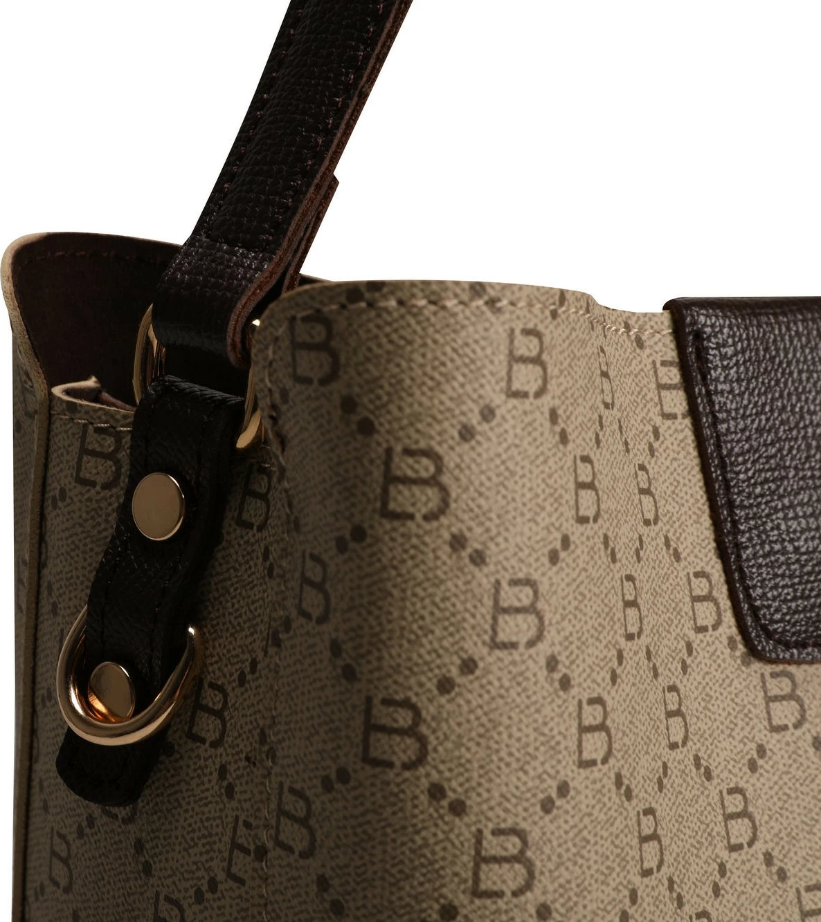 Bucket torba Lucky Bees, krem, rjava, 328 v2