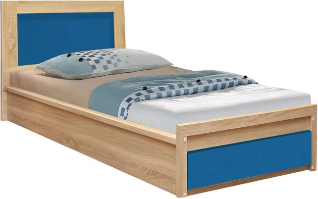 Postelja z predalom Playroom FH330.01 Sonama-Modra 90x190cm