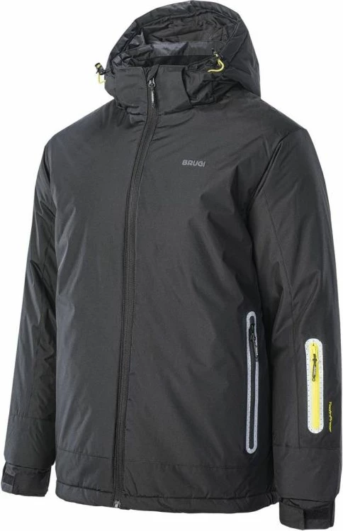Smučarska jakna Brugi, moška, črna