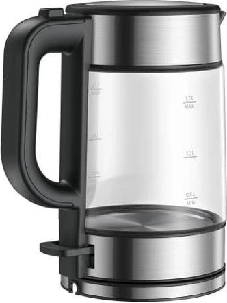 Električni čajnik 1,7 l, srebrno-črn Xiaomi
