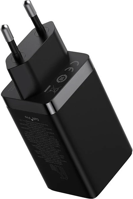 Karikator Baseus GaN5 Pro, 65W, črn