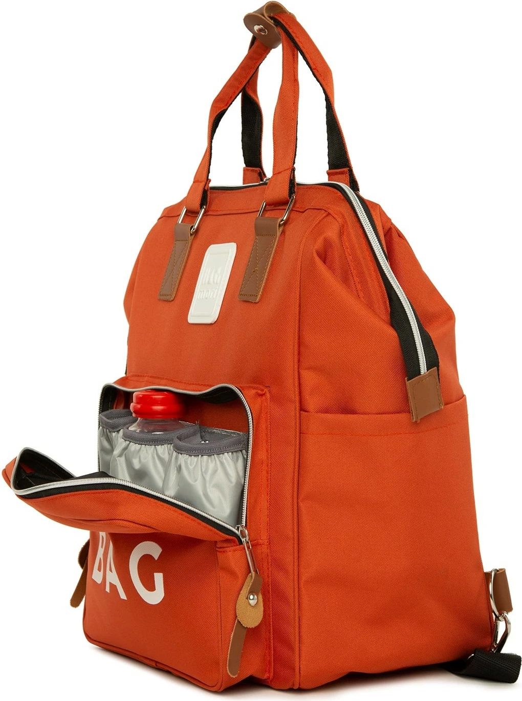 Torba za plenice, Zoozie Bags, Tile rdeča, 30x38x19cm