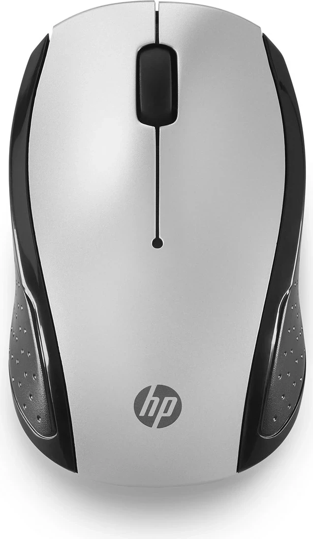 Brezžični miška 1000 dpi, USB-A, črn HP 200