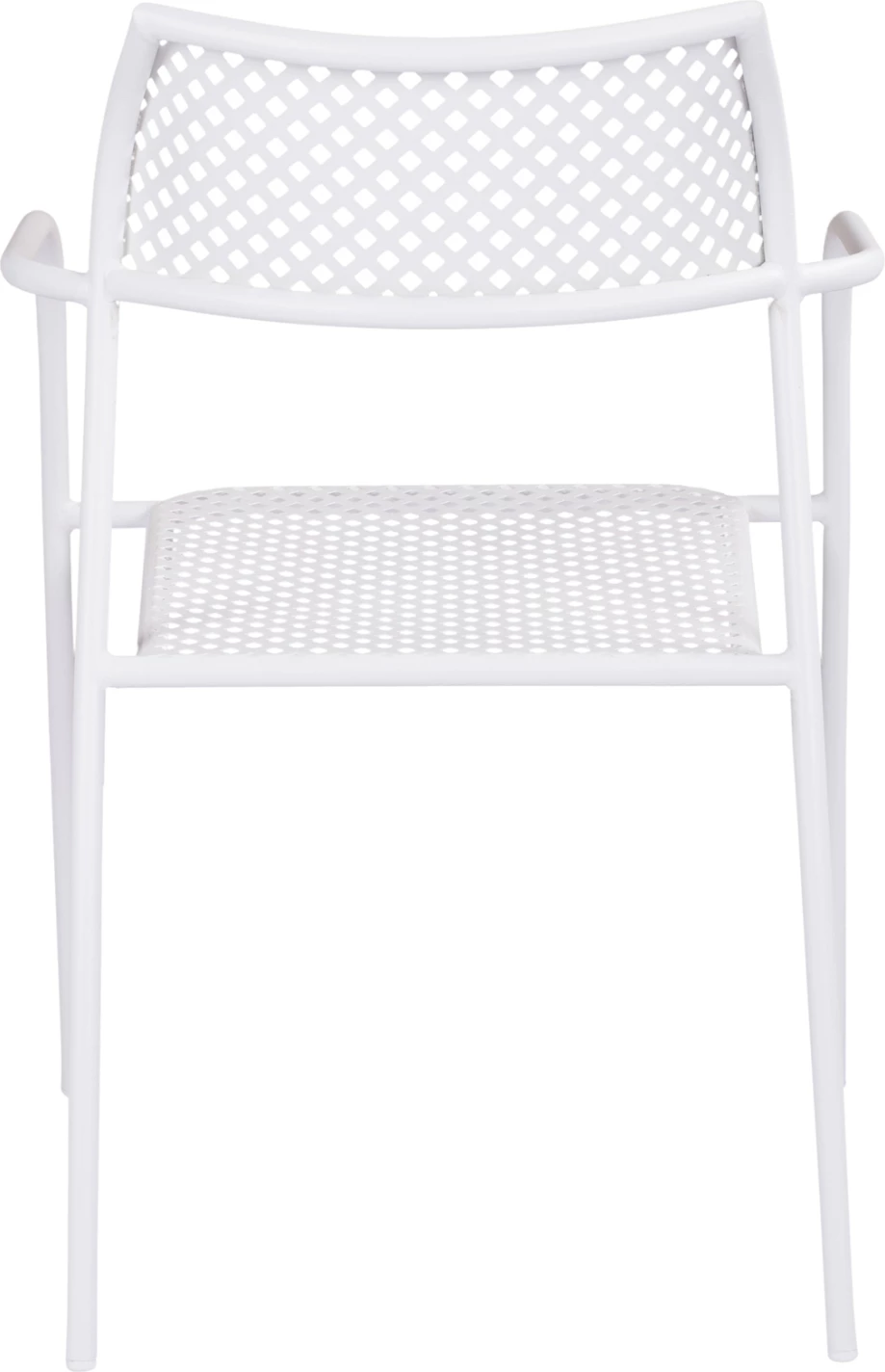 Kovinski stol v beli barvi Thetis FH5173.12 55x57x79 cm