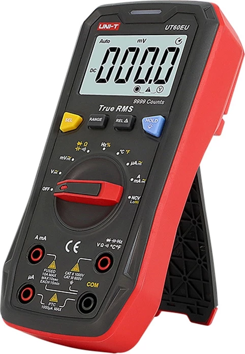 Digitalni multimeter UNI-T UT60EU True RMS 9999 countov CAT III 600 V / CAT II 1000 V z NCV in merjenjem temperature