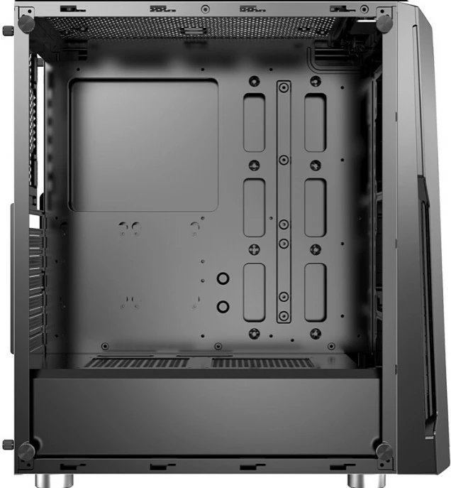 Midi tower z RGB osvetlitvijo Xilence XG121 BLADE X512.RGB, črn