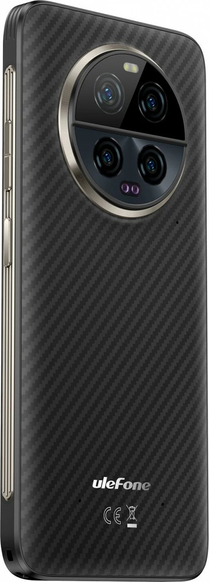 Ultra odporen pametni telefon Ulefone Armor 23 Ultra 5G, 12/512GB, črn