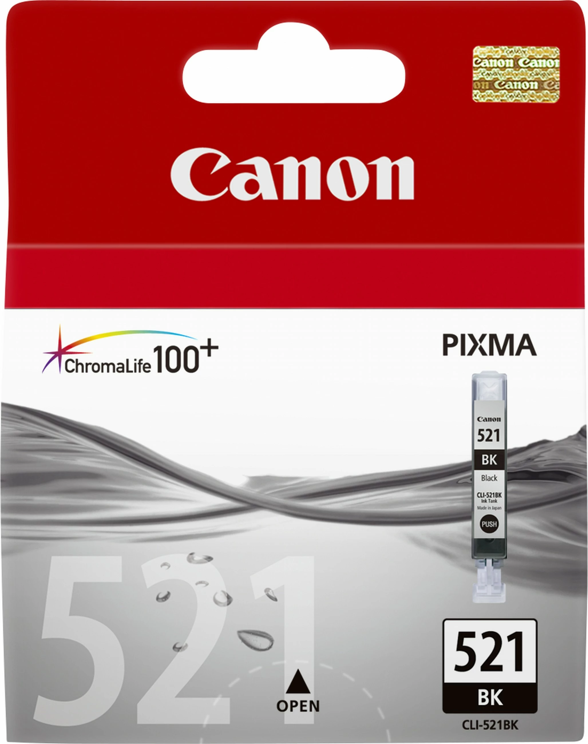 Črn pigmentni kartuša Canon CLI-521BK, 1 kos